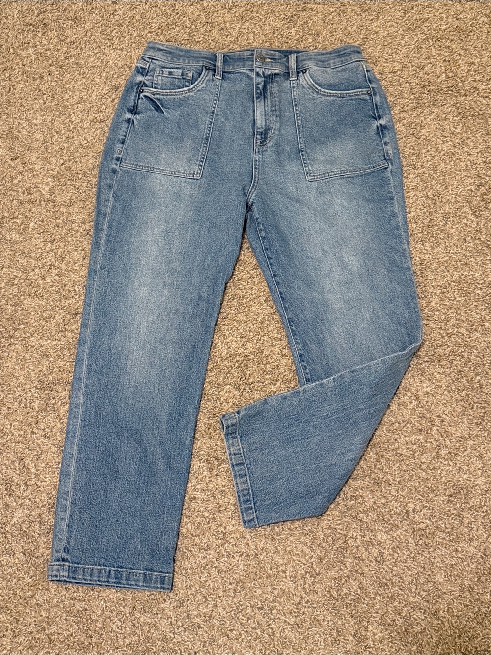 torrid High Rise Trendy Y2K 90s Style Light Blue Straight Leg Jeans